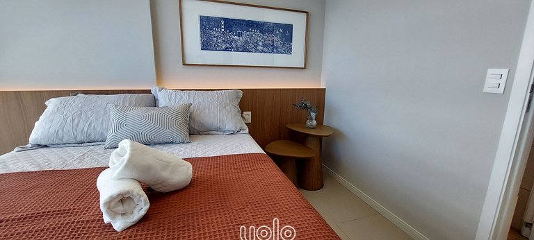 Flat 1 quarto próx ao Shopping Rio Mar Recife #1902