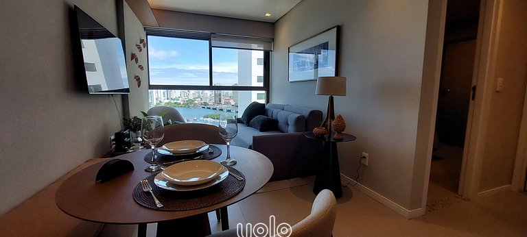 Flat 1 quarto próx ao Shopping Rio Mar Recife #1903