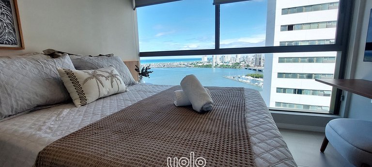 Flat 1 quarto próx ao Shopping Rio Mar Recife #1903