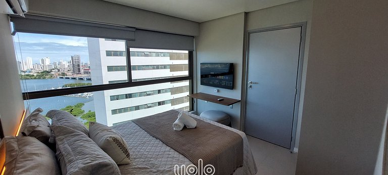 Flat 1 quarto próx ao Shopping Rio Mar Recife #1903