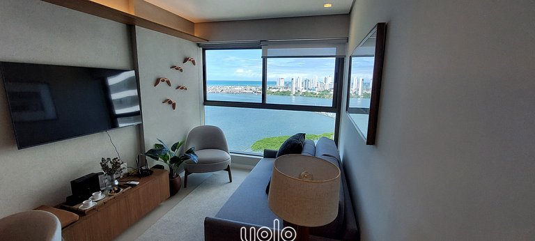Flat 1 quarto próx ao Shopping Rio Mar Recife #1903