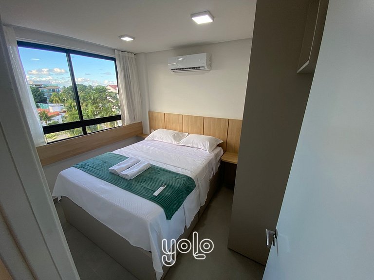 Flat 2 quartos no centro de Porto de Galinhas #302