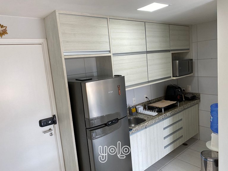 Muro Alto Condomínio Clube – Flat 1 quarto #414