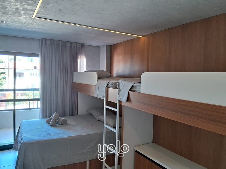 Studio a 900m da Praia Porto de Galinhas