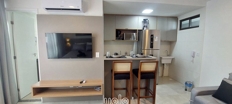 Studio no Allure Residence em Boa Viagem Recife