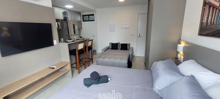 Studio no Allure Residence em Boa Viagem Recife