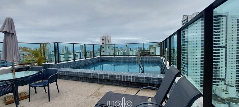 Flat Studio em Boa Viagem no Allure Residence