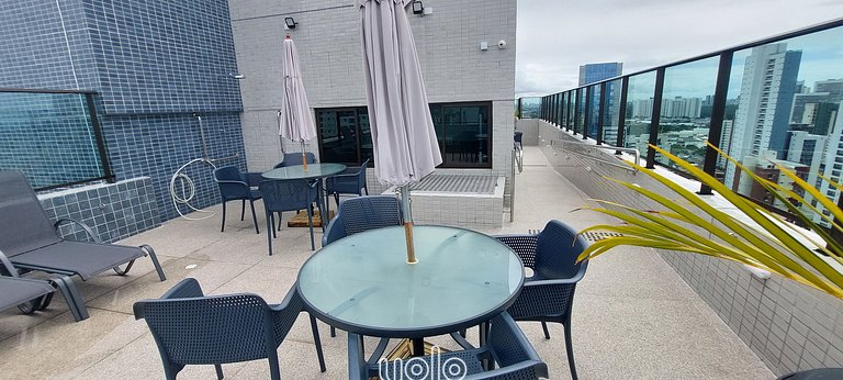 Studio no Allure Residence em Boa Viagem Recife