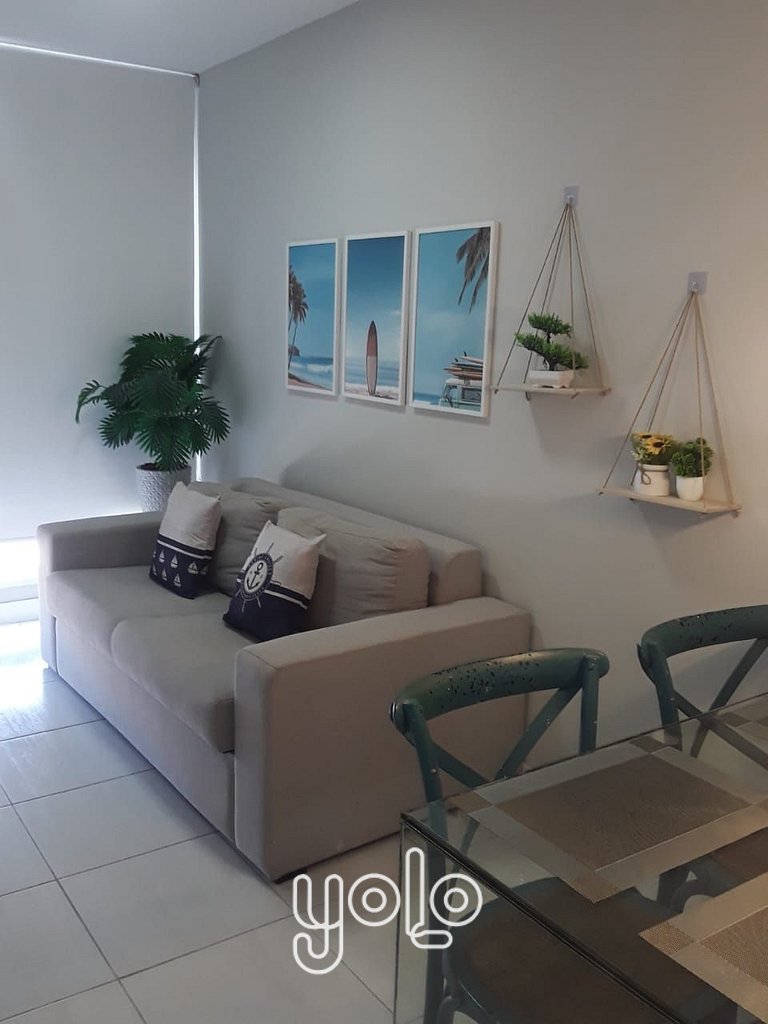 Muro Alto Condomínio Clube – Flat 1 quarto #414