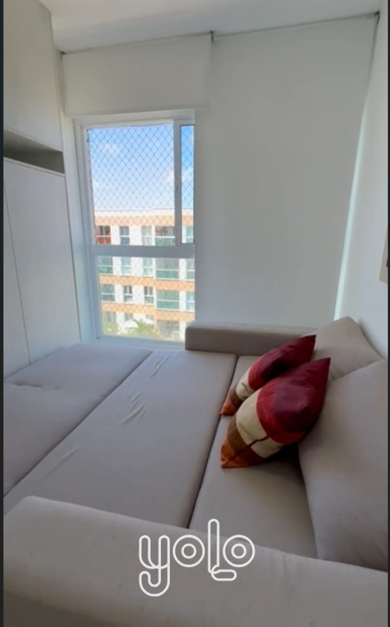 Flat 1 quarto no Muro Alto Condomínio Clube #414