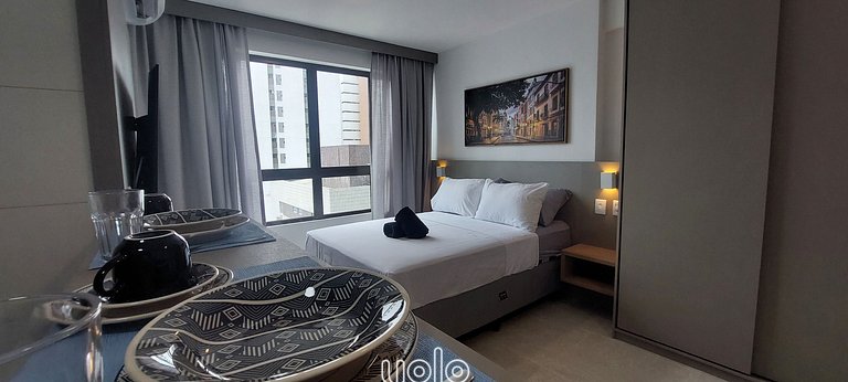 Studio no Allure Residence em Boa Viagem Recife