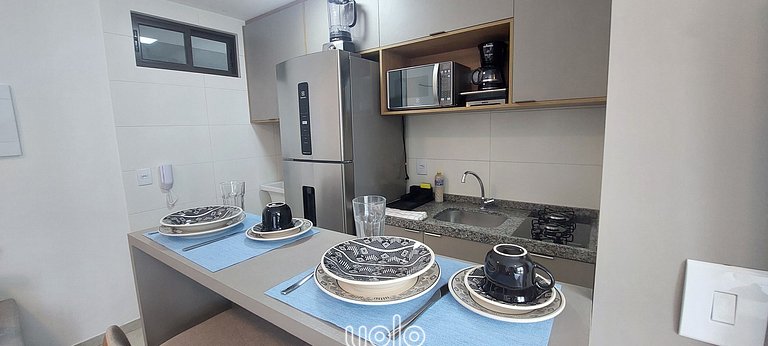 Studio no Allure Residence em Boa Viagem Recife