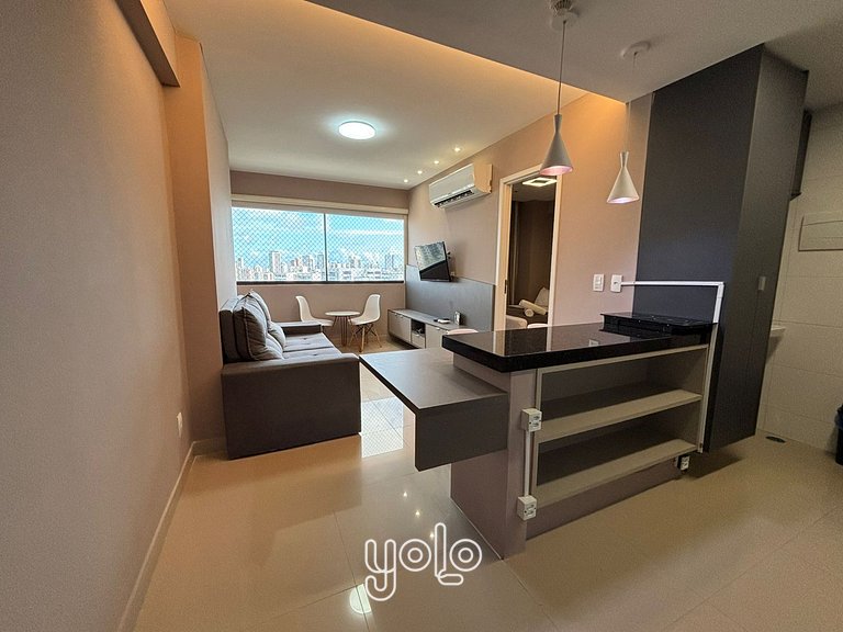 Flat 1 quarto - Beach Class Residence por Yolo #16