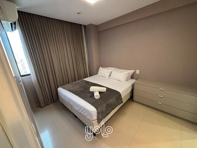 Flat 1 quarto - Beach Class Residence por Yolo #16