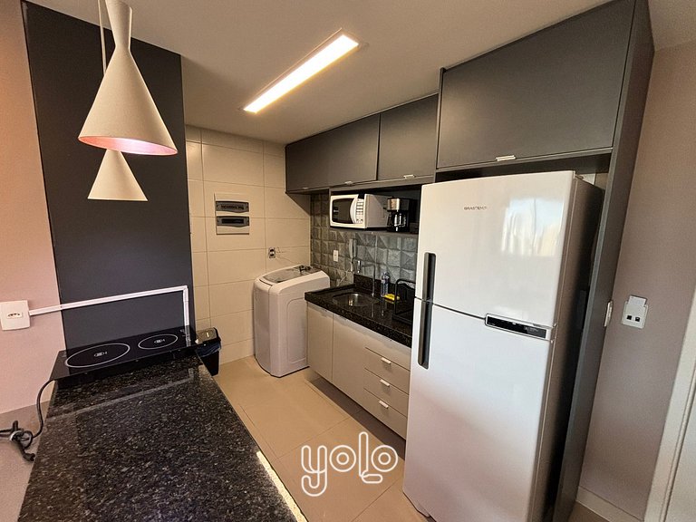 Flat 1 quarto - Beach Class Residence por Yolo #16