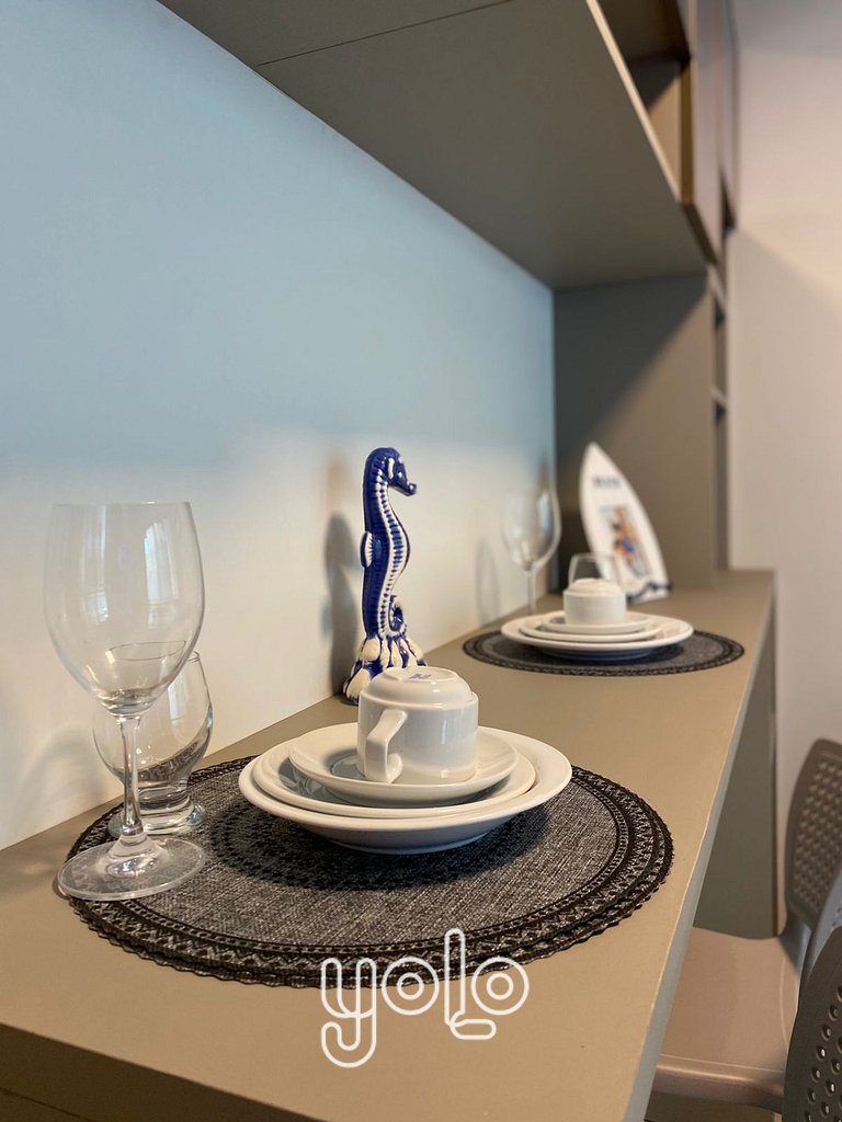 Porto Príncipe Flat Térreo jardim a 60m da Praia #06