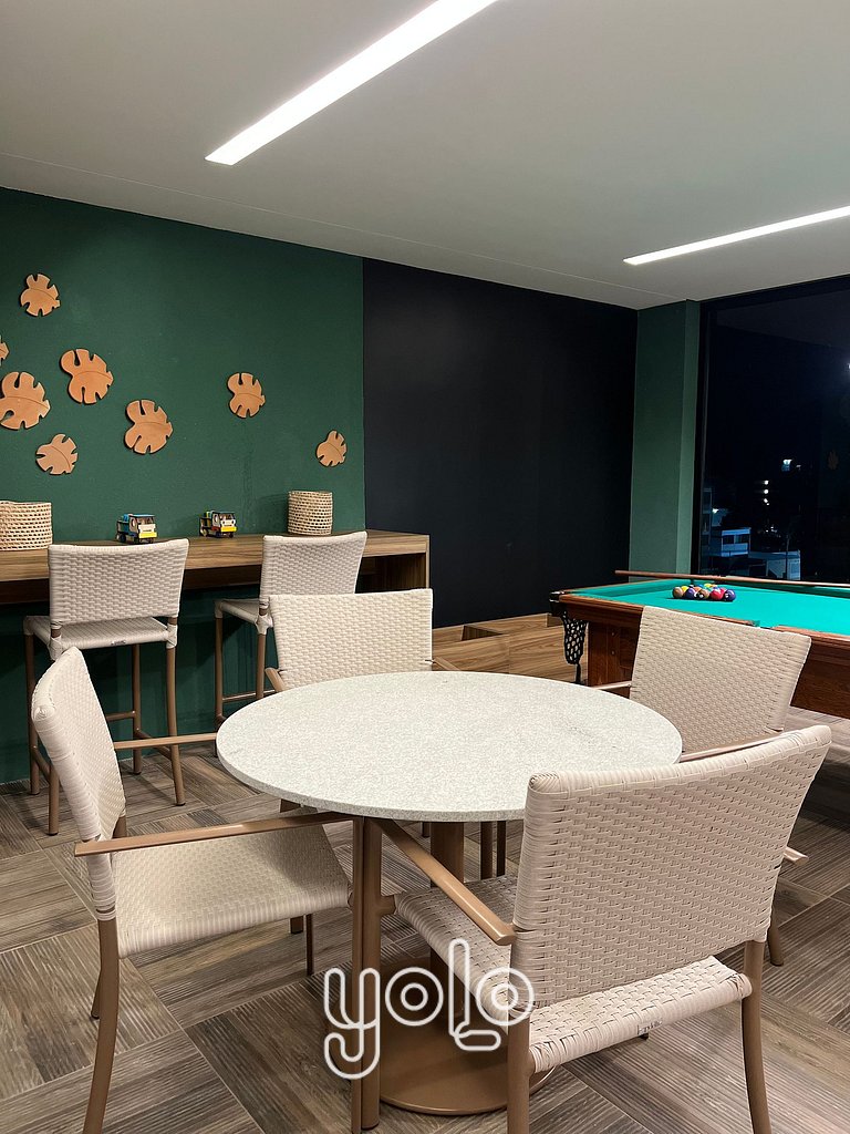 Flat a 100m da praia - mar de Campas em Tamandaré