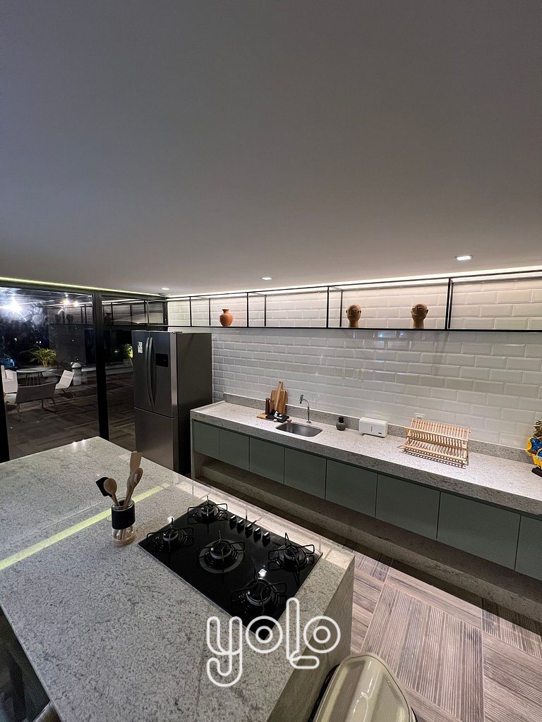 Flat com varanda - Mar de Campas - Tamandaré