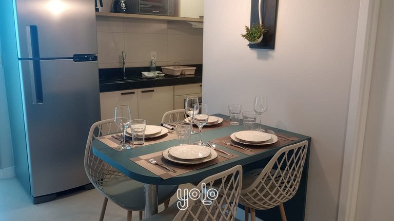 Flat 01 quarto no Parque Shopping em Recife #402