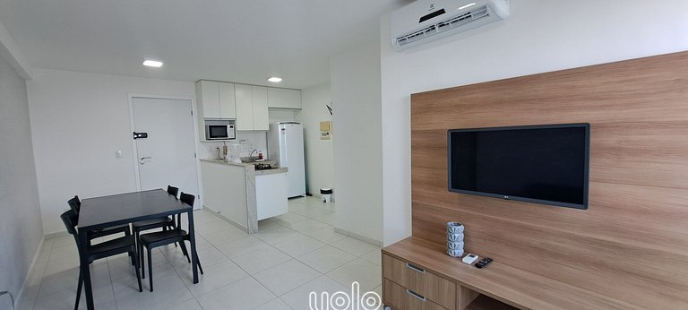 Flat com Vista Incrível no Marinas da Barra
