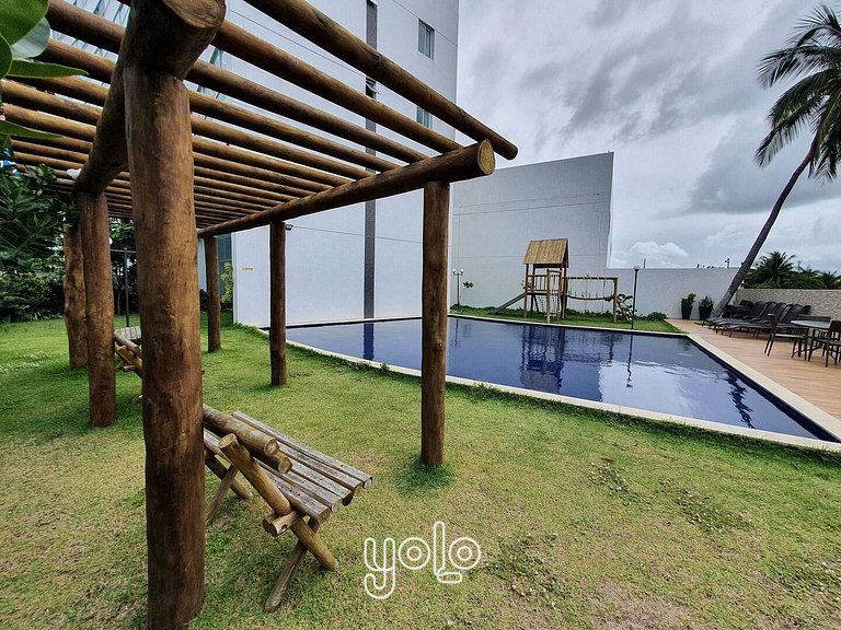 Flat com Vista Incrível no Marinas da Barra