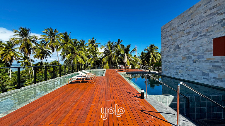 Flat com varanda - Mar de Campas - Tamandaré