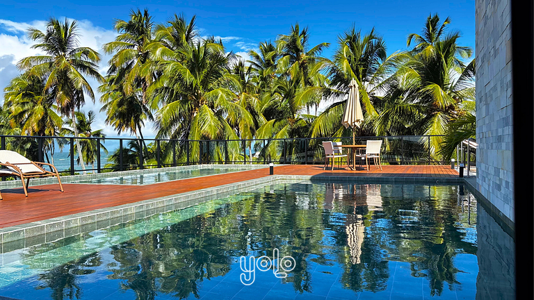 Flat com varanda - Mar de Campas - Tamandaré