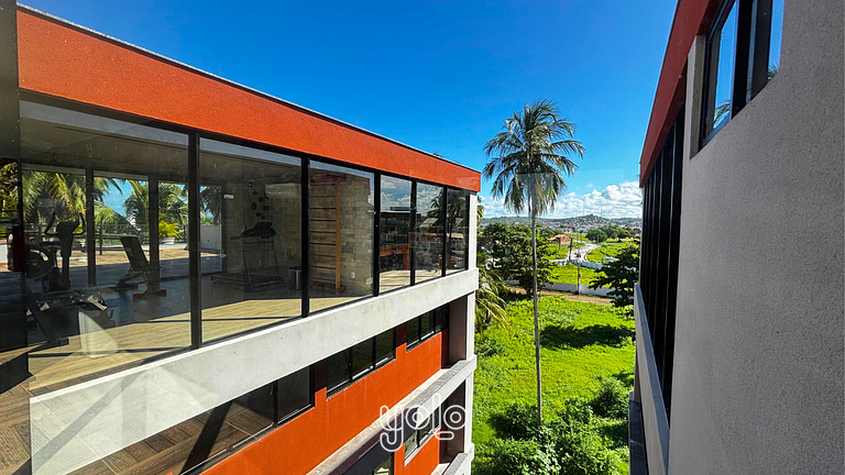 Flat a 100m da praia - mar de Campas em Tamandaré