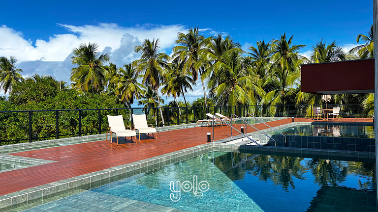 Flat com varanda - Mar de Campas - Tamandaré