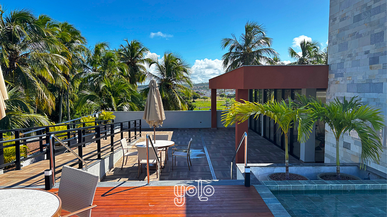 Flat com varanda - Mar de Campas - Tamandaré