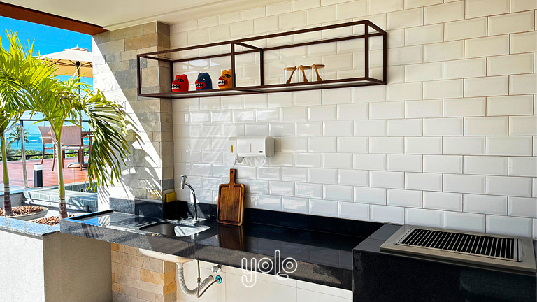 Flat com varanda - Mar de Campas - Tamandaré