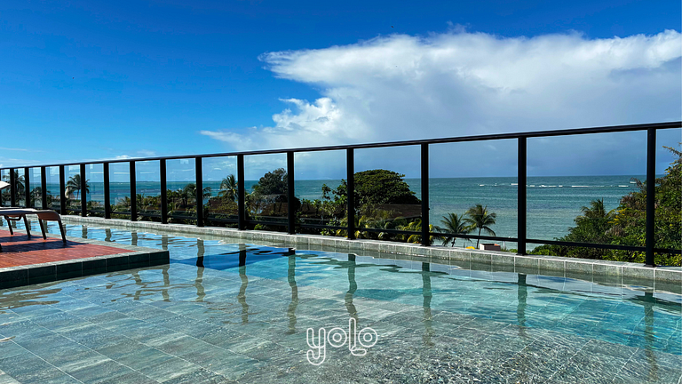 Flat a 100m da praia - mar de Campas em Tamandaré