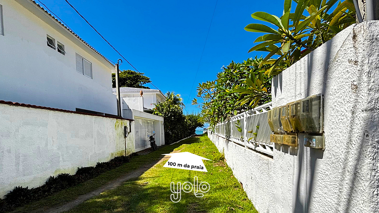 Flat a 100m da praia - mar de Campas em Tamandaré