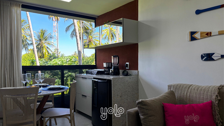 Flat com varanda - Mar de Campas - Tamandaré