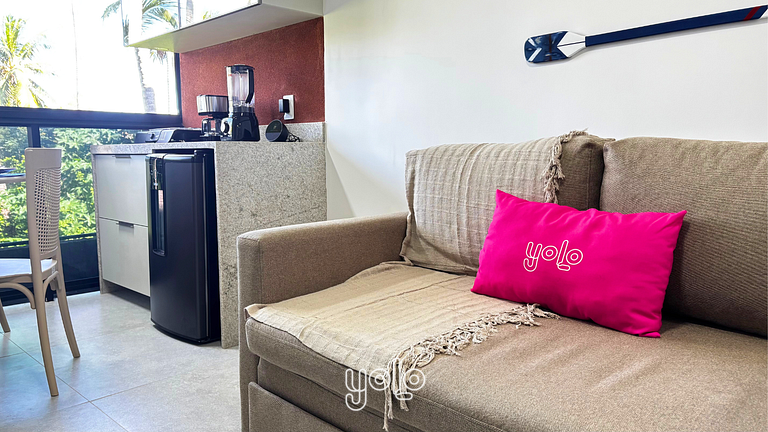 Flat com varanda - Mar de Campas - Tamandaré