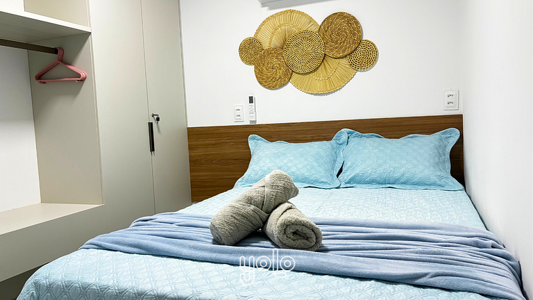 Flat com varanda - Mar de Campas - Tamandaré