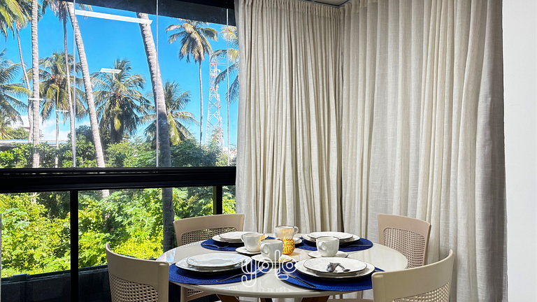 Flat com varanda - Mar de Campas - Tamandaré