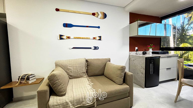 Flat com varanda - Mar de Campas - Tamandaré