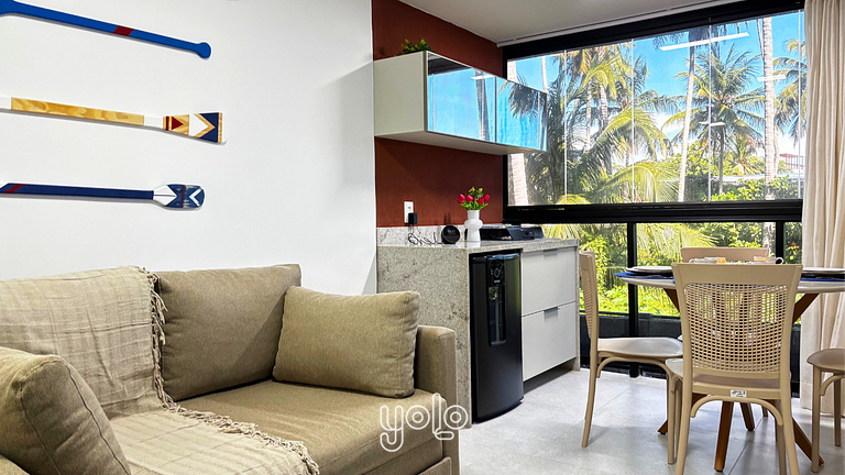 Flat com varanda - Mar de Campas - Tamandaré