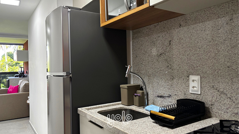 Flat com varanda - Mar de Campas - Tamandaré