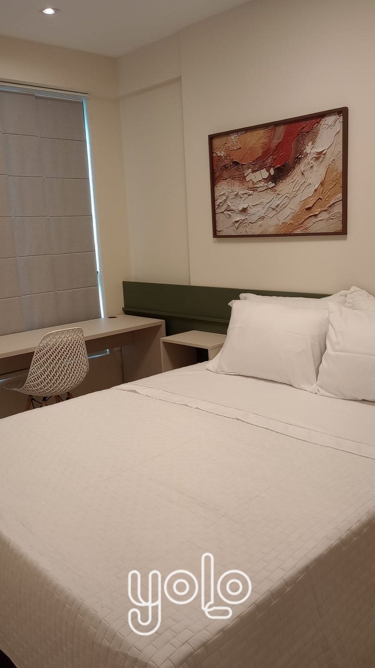 Flat 01 quarto no Parque Shopping em Recife #405