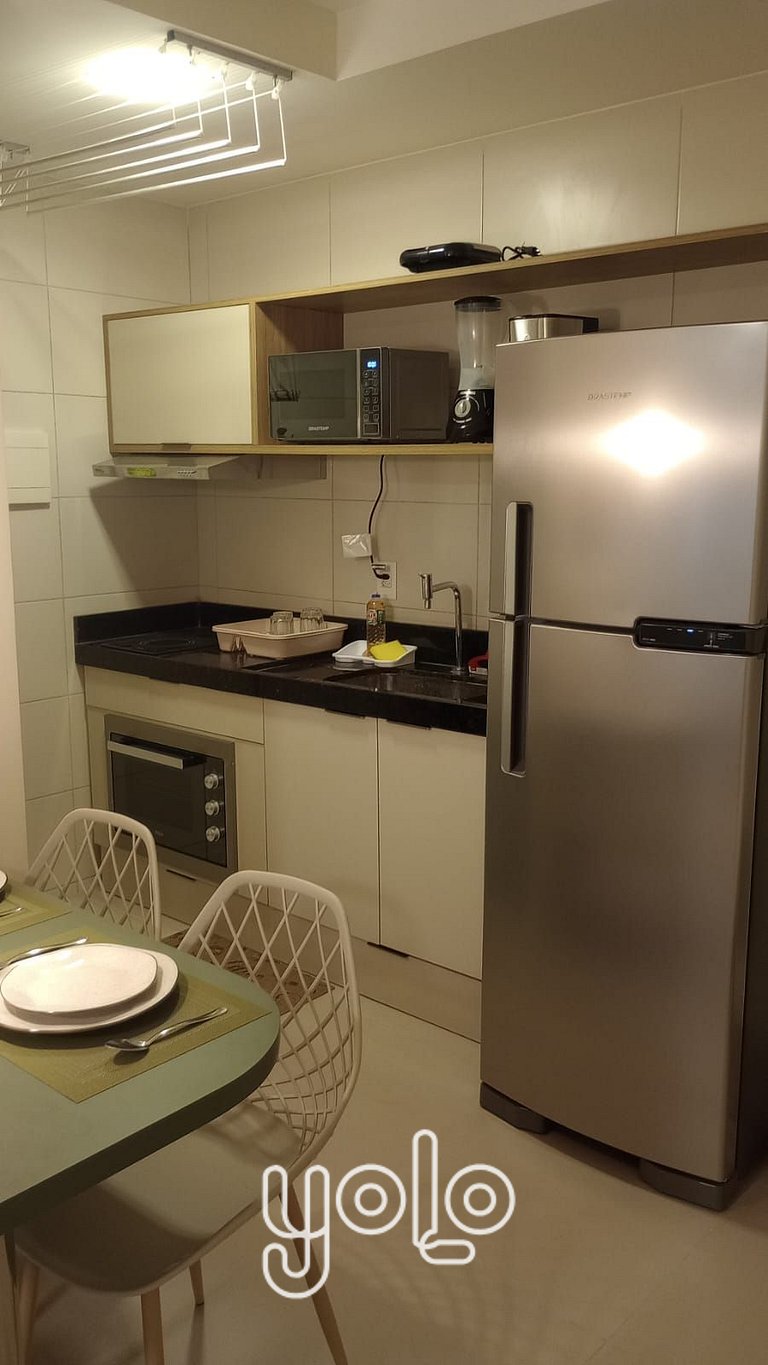 Flat 01 quarto no Parque Shopping em Recife #405