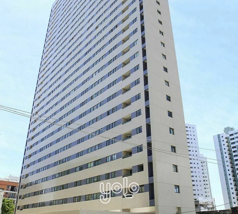 Beach Class Excelsior - Flat 2 quartos no Pina