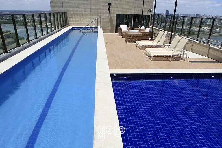 Beach Class Excelsior - Flat 1 quarto no Pina por Yolo