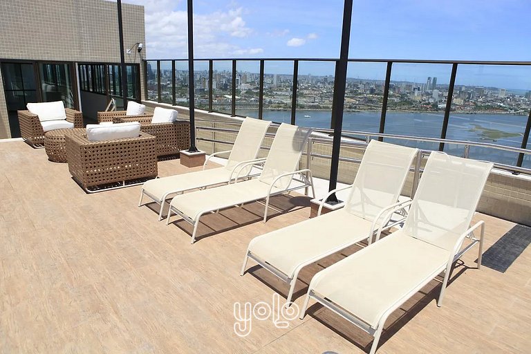 Beach Class Excelsior - Flat 1 quarto no Pina por Yolo