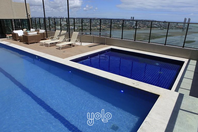 Beach Class Excelsior - Flat 1 quarto no Pina por Yolo