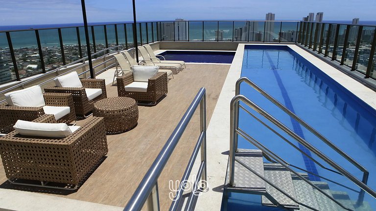 Beach Class Excelsior - Flat 1 quarto no Pina por Yolo