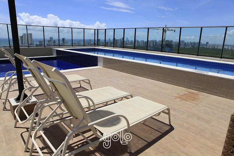 Beach Class Excelsior - Flat 1 quarto no Pina por Yolo