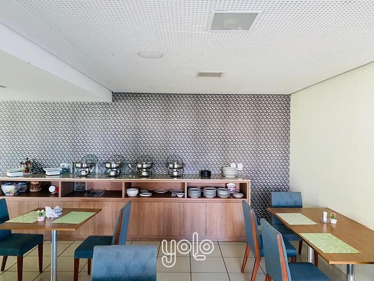 Beach Class Excelsior - Flat 2 quartos no Pina