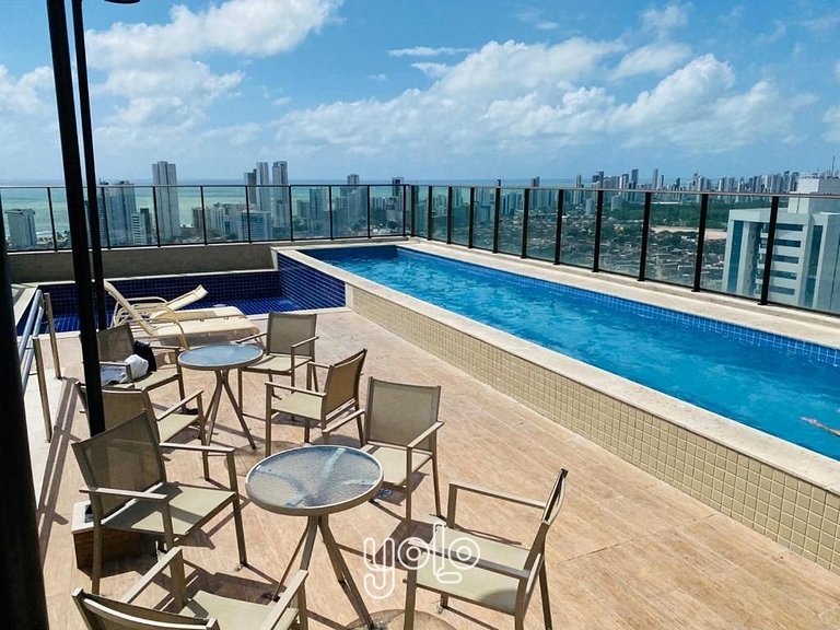 Beach Class Excelsior - Flat 1 quarto no Pina por Yolo